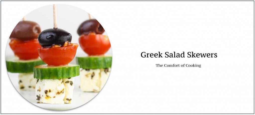 Greek Salad Skewers 